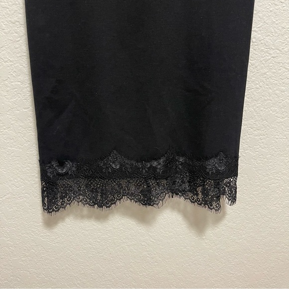 NWT Foreign Exchange Strapless Sweetheart Mini Dress W Lace Trim LARGE - Picture 2 of 6